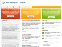 Tablet Screenshot of hirewordpressexperts.com